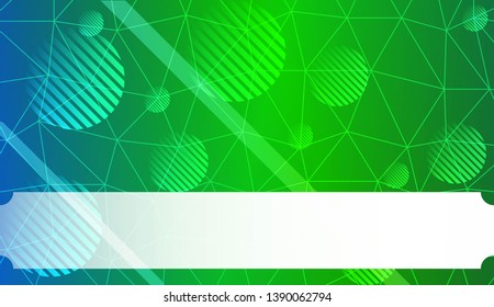 Decorative background with triangles, line, circle, space for text. Bright background for poster, banner, flyer. Vector illustration. Creative gradient color