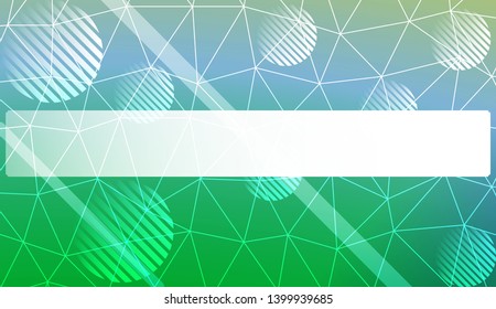 Decorative background with triangles, line, circle, space for text. Bright background for poster, banner, flyer. Vector illustration. Creative gradient color