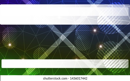 Decorative background with triangles, line, circle, space for text. Bright background for poster, banner, flyer. Vector illustration. Creative gradient color