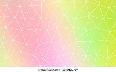 Decorative background with triangles, line. Template for your banner. Vector illustration. Creative gradient color