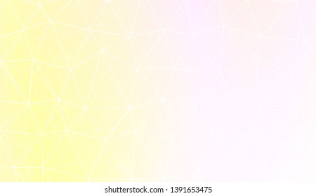 Decorative background with triangles, line. Template for your banner. Vector illustration. Creative gradient color