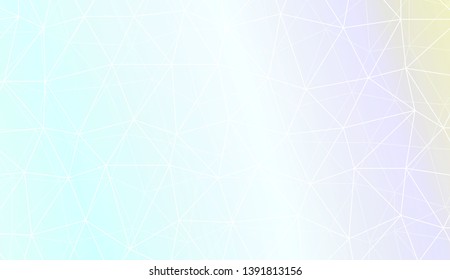 Decorative background with triangles, line. Template for your banner. Vector illustration. Creative gradient color