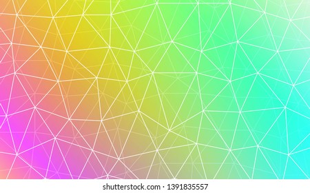 Decorative background with triangles, line. Template for your banner. Vector illustration. Creative gradient color