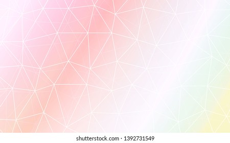 Decorative background with triangles, line. Template for your banner. Vector illustration. Creative gradient color