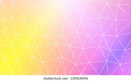 Decorative background with triangles, line. Template for your banner. Vector illustration. Creative gradient color