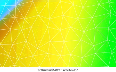Decorative background with triangles, line. Template for your banner. Vector illustration. Creative gradient color