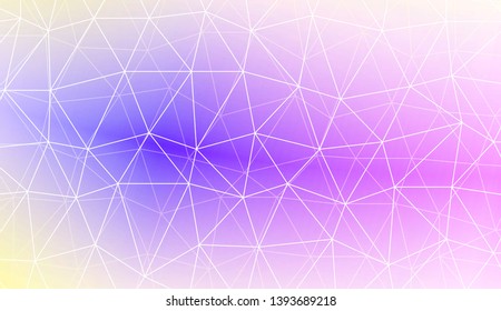 Decorative background with triangles, line. Template for your banner. Vector illustration. Creative gradient color