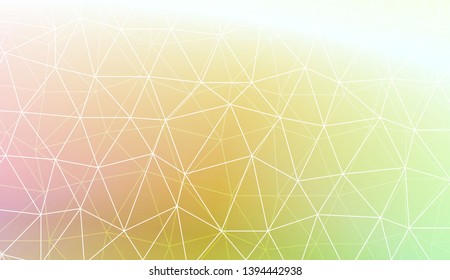 Decorative background with triangles, line. Template for your banner. Vector illustration. Creative gradient color
