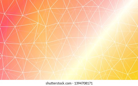 Decorative background with triangles, line. Template for your banner. Vector illustration. Creative gradient color