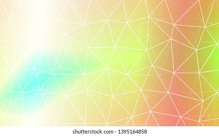 Decorative background with triangles, line. Template for your banner. Vector illustration. Creative gradient color