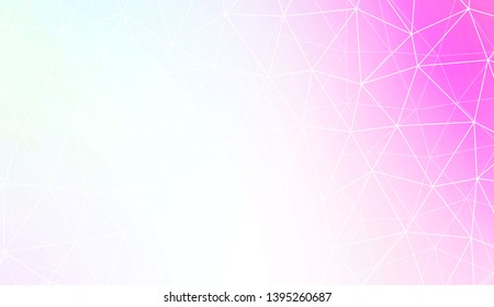 Decorative background with triangles, line. Template for your banner. Vector illustration. Creative gradient color