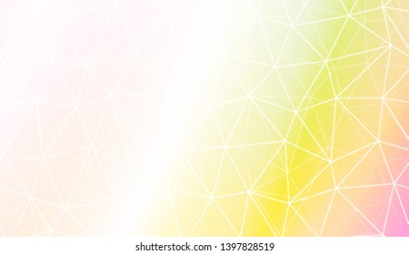 Decorative background with triangles, line. Template for your banner. Vector illustration. Creative gradient color