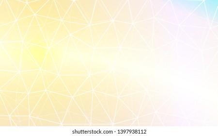 Decorative background with triangles, line. Template for your banner. Vector illustration. Creative gradient color