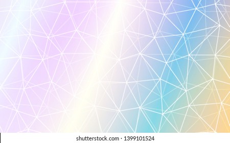 Decorative background with triangles, line. Template for your banner. Vector illustration. Creative gradient color