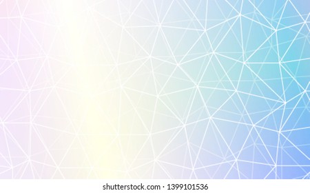 Decorative background with triangles, line. Template for your banner. Vector illustration. Creative gradient color