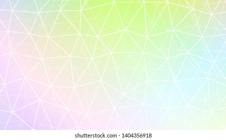 Decorative background with triangles, line. Template for your banner. Vector illustration. Creative gradient color