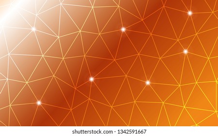 Decorative background with triangles. Modern design for you business, project. Vector illustration. Creative gradient color.