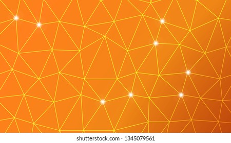 Decorative background with triangles. Modern design for you business, project. Vector illustration. Creative gradient color.