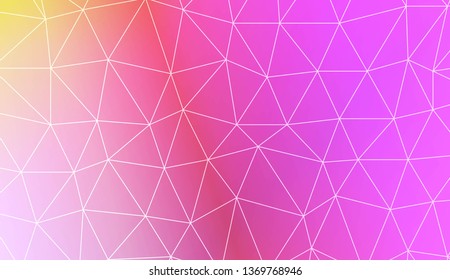 Decorative background with triangles. Modern design for you business, project. Vector illustration. Creative gradient color