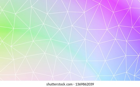 Decorative background with triangles. Modern design for you business, project. Vector illustration. Creative gradient color