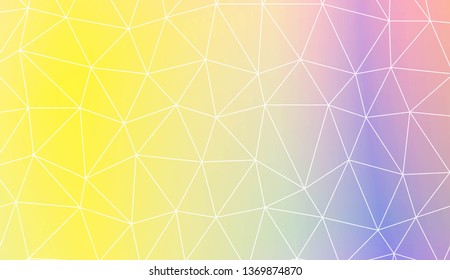 Decorative background with triangles. Modern design for you business, project. Vector illustration. Creative gradient color