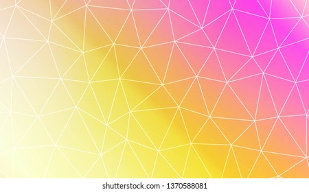 Decorative background with triangles. Modern design for you business, project. Vector illustration. Creative gradient color