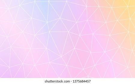 Decorative background with triangles. Modern design for you business, project. Vector illustration. Creative gradient color