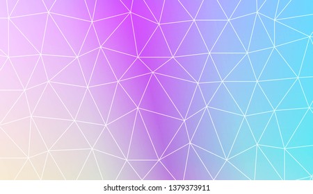 Decorative background with triangles. Modern design for you business, project. Vector illustration. Creative gradient color
