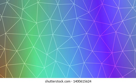 Decorative background with triangles. Modern design for you business, project. Vector illustration. Creative gradient color.