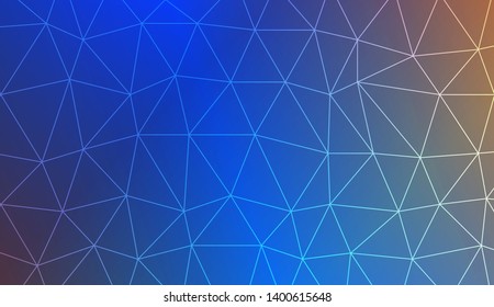 Decorative background with triangles. Modern design for you business, project. Vector illustration. Creative gradient color.