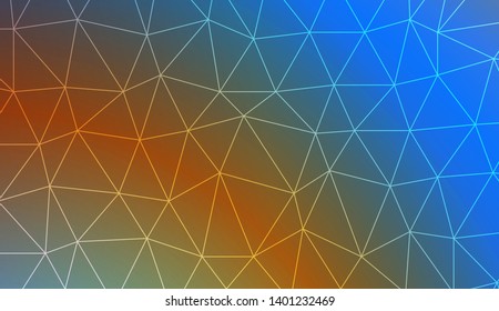 Decorative background with triangles. Modern design for you business, project. Vector illustration. Creative gradient color.