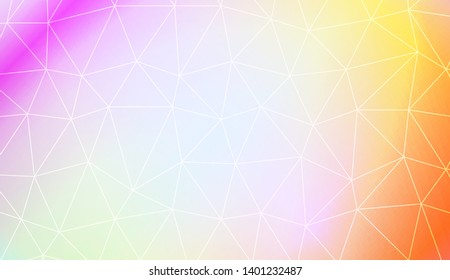 Decorative background with triangles. Modern design for you business, project. Vector illustration. Creative gradient color.