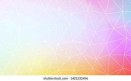 Decorative background with triangles. Modern design for you business, project. Vector illustration. Creative gradient color.