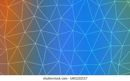 Decorative background with triangles. Modern design for you business, project. Vector illustration. Creative gradient color.