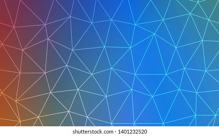 Decorative background with triangles. Modern design for you business, project. Vector illustration. Creative gradient color.