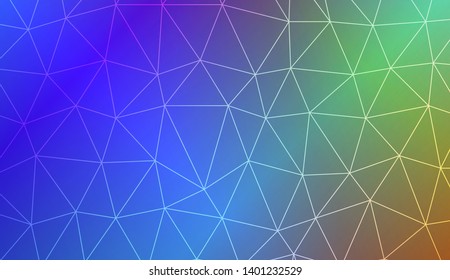 Decorative background with triangles. Modern design for you business, project. Vector illustration. Creative gradient color.