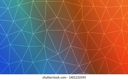 Decorative background with triangles. Modern design for you business, project. Vector illustration. Creative gradient color.