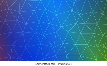 Decorative background with triangles. Modern design for you business, project. Vector illustration. Creative gradient color.