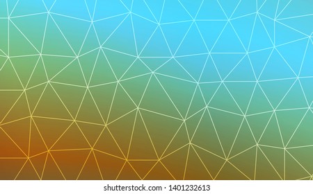 Decorative background with triangles. Modern design for you business, project. Vector illustration. Creative gradient color.