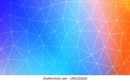 Decorative background with triangles. Modern design for you business, project. Vector illustration. Creative gradient color.