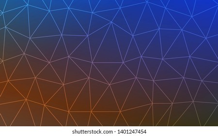 Decorative background with triangles. Modern design for you business, project. Vector illustration. Creative gradient color.