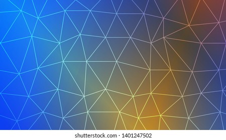 Decorative background with triangles. Modern design for you business, project. Vector illustration. Creative gradient color.