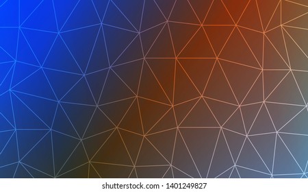 Decorative background with triangles. Modern design for you business, project. Vector illustration. Creative gradient color.