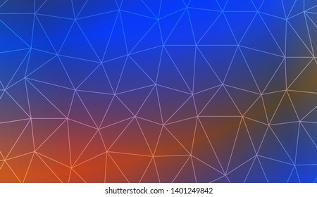 Decorative background with triangles. Modern design for you business, project. Vector illustration. Creative gradient color.