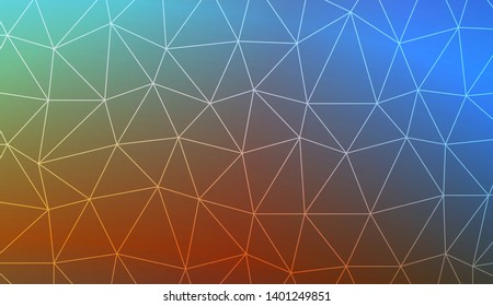 Decorative background with triangles. Modern design for you business, project. Vector illustration. Creative gradient color.