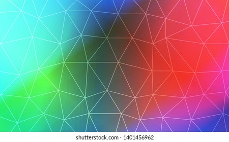 Decorative background with triangles. Modern design for you business, project. Vector illustration. Creative gradient color.