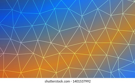 Decorative background with triangles. Modern design for you business, project. Vector illustration. Creative gradient color.