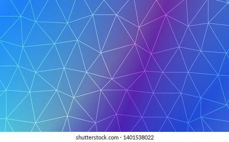 Decorative background with triangles. Modern design for you business, project. Vector illustration. Creative gradient color.