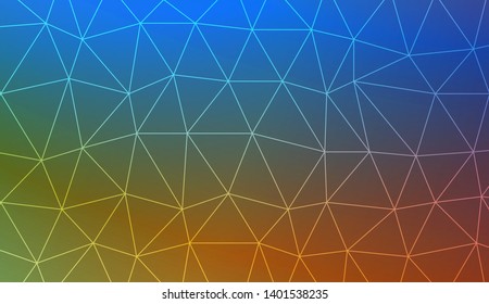 Decorative background with triangles. Modern design for you business, project. Vector illustration. Creative gradient color.
