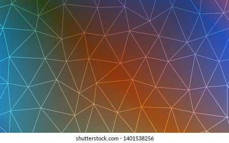 Decorative background with triangles. Modern design for you business, project. Vector illustration. Creative gradient color.